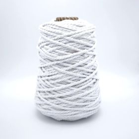 Makramee Baumwollkordel Ø 5mm • 1 Meter 'weiß' 176 auf Lager