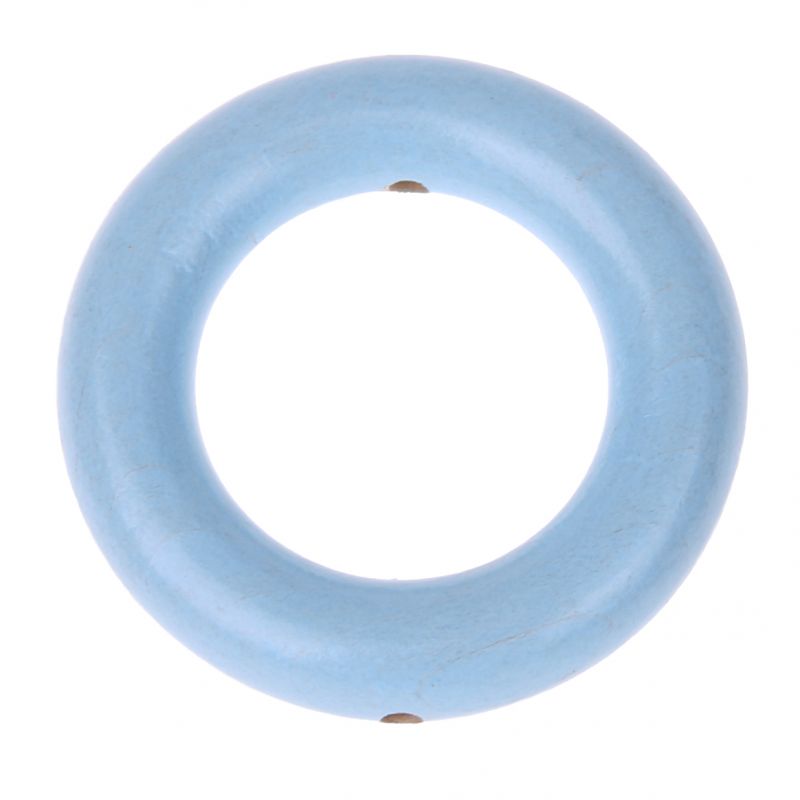 Holzringe zum Basteln Gr. S 50mm 'babyblau' 244 auf Lager