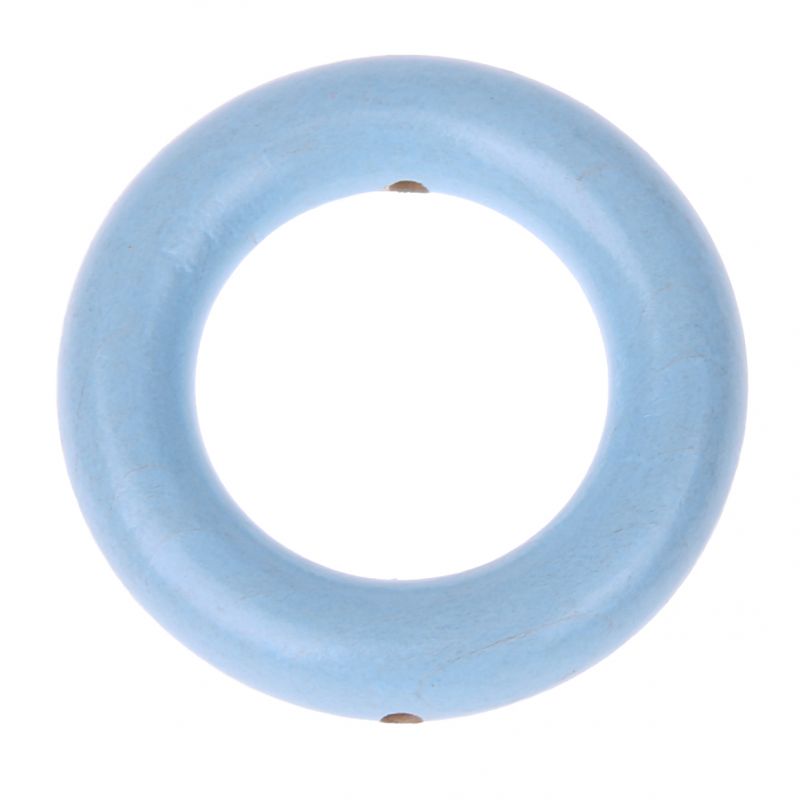 Wooden ring / grasping toy size S 5cm 'baby blue' 377 in stock 