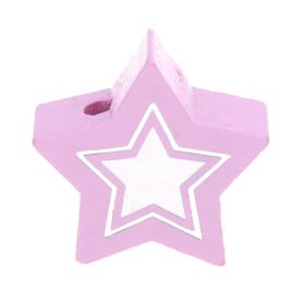 Glitter star motif bead 'pink' 569 in stock 