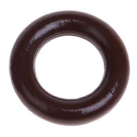 Wooden ring / grasping toy mini - 3,6cm 'black' 2557 in stock 
