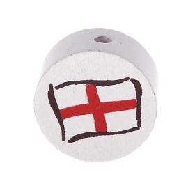 Motivperle Scheibe Flagge 'England' 809 auf Lager
