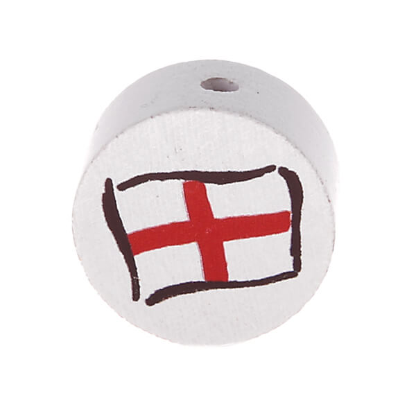 Motivperle Scheibe Flagge 'England' 813 auf Lager