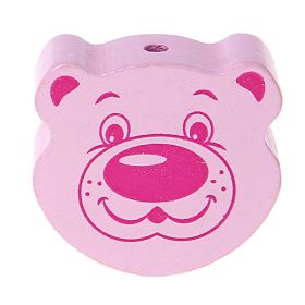 Motif bead bear 'pink' 489 in stock 