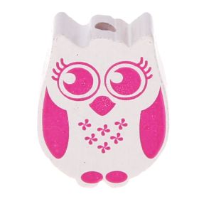 Motif bead owl 'white' 647 in stock 