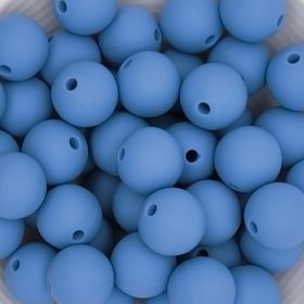 Silicone bead 12mm 'light blue' 180 in stock 