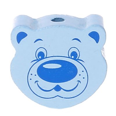 Motivperle Bär 'babyblau' 657 auf Lager