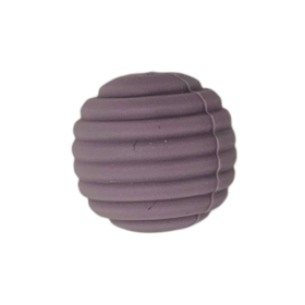 Silikon Rillenperle Ø15mm 'violett' 161 auf Lager