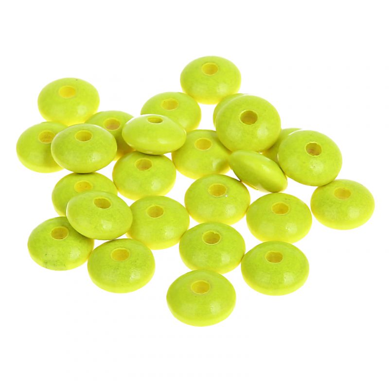 Neonlinsen 10mm • 50 Stück 'neon-gelb' 0 auf Lager