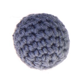 Crochet bead 25 mm 'gray' 218 in stock 