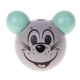 3D Motivperle Maus 'mint' 968 auf Lager