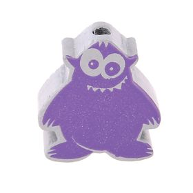 Monster motif bead 'purple-light gray' 126 in stock 