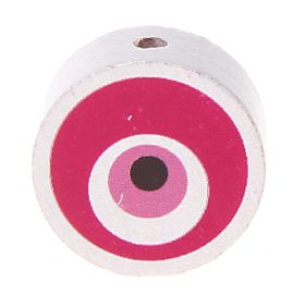 Nazar Eye motif bead disc 'pink' 472 in stock 