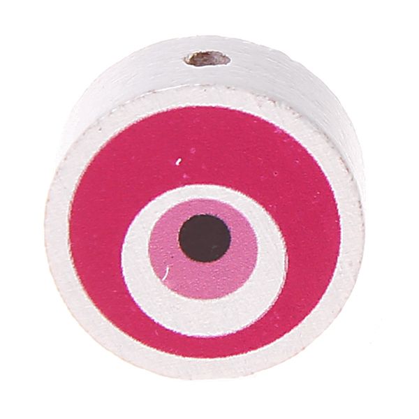 Motivperle Scheibe Nazarauge 'pink' 528 auf Lager
