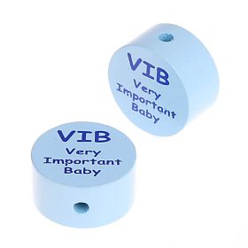 Motif bead disc VIB Very Important Baby 'baby blue' 924 in stock 