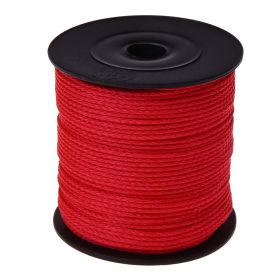 PP-Polyester-Kordel Ø 1,5mm • 1 Meter 'rot' 802 auf Lager