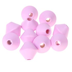 Spinning top beads 12mm - 25 pieces 'pink' 72 in stock 