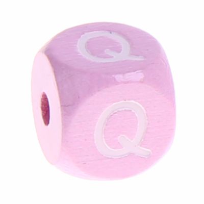 Holzbuchstaben Rosa 10 mm x 10 mm 'Q' 303 auf Lager