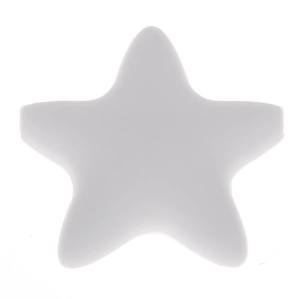 Silikonmotiv Stern 'weiß' 106 auf Lager