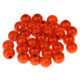 Wooden beads 8mm - 50 pieces 'orange' 160 in stock 