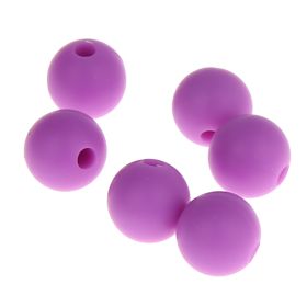 Silicone bead 9mm 'purple' 802 in stock 