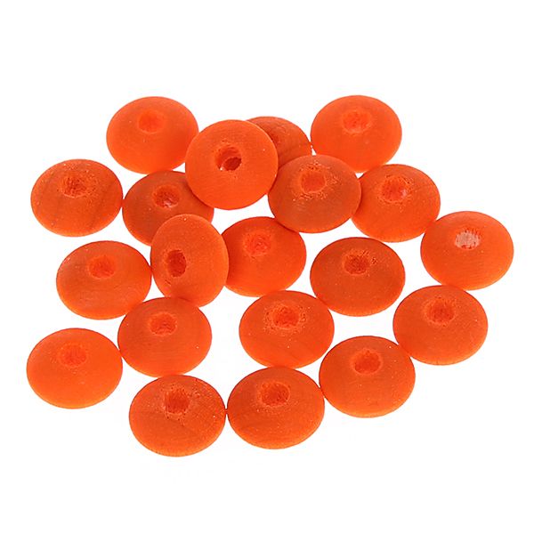 Watercolors Holzlinsen 10mm • 50 Stück 'coral' 114 auf Lager