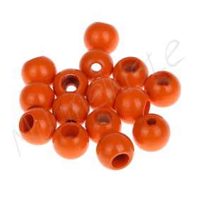 Safety beads 10mm - 25 pieces 'mandarin' 401 in stock 