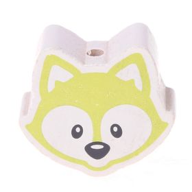 Fox motif bead 'lemon' 800 in stock 