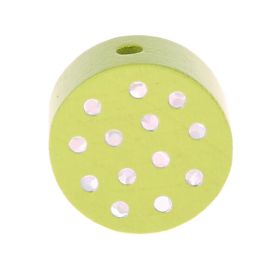 Motif bead Disc glitter dots 'lemon' 331 in stock 