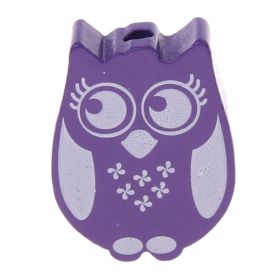 Motif bead owl 'purple' 649 in stock 