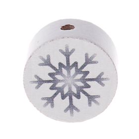 Motif bead disc snowflake 'silver' 46 in stock 