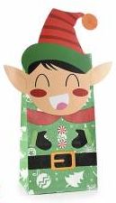 Bunte Geschenktüten Weihnachten 'Elf' 9 auf Lager