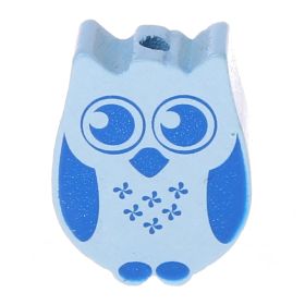 Motif bead owl 'baby blue' 510 in stock 