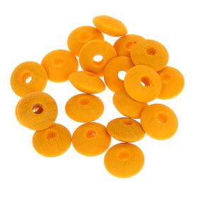 Watercolors wooden lenses 10mm - 50 pieces 'sunshine' 88 in stock 