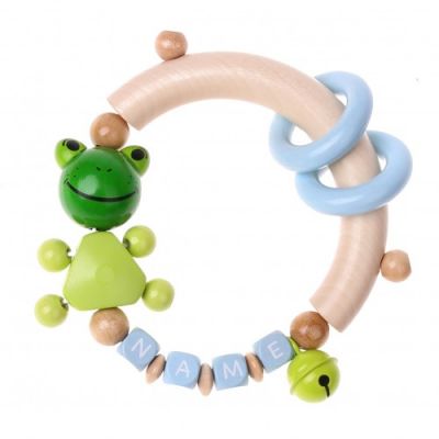 HABA Greifling Frosch Fredi Hochet Peluche Pour Bébé Dès 6 Mois
