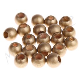 Safety beads 10mm - 25 pieces 'gold' 345 in stock 