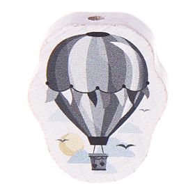 Hot air balloon motif bead 'gray' 41 in stock 