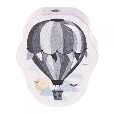 Motivperle Heißluftballon 'grau' 13 auf Lager