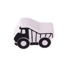 Truck motif bead 'white' 93 in stock 