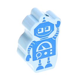 Motivperle Roboter 'babyblau' 846 auf Lager