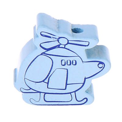 Motivperle Hubschrauber 'babyblau' 323 auf Lager