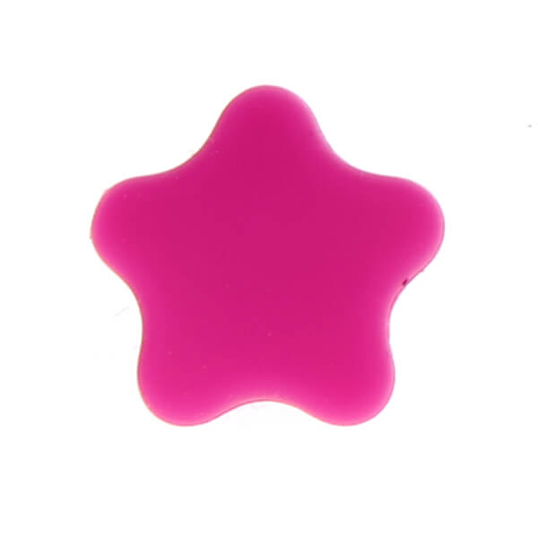 Silikonmotivperle Ministern 'dunkelpink' 100 auf Lager