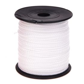 Kordel PP-Polyester Ø 1,5 mm • 100 Meter Rolle 'weiß' 57 auf Lager