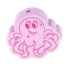 Octopus motif bead 'pink' 983 in stock 