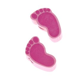 Motif bead baby feet - 1 pair 'baby pink' 151 in stock 