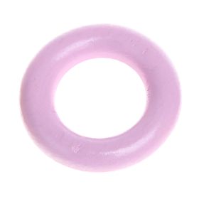 Wooden ring / grasping toy mini - 3,6cm 'pink' 349 in stock 