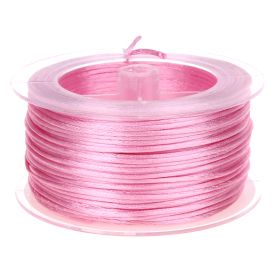 Satin ribbon Ø 1.5 mm - 50 meters 'pink' 6 in stock 