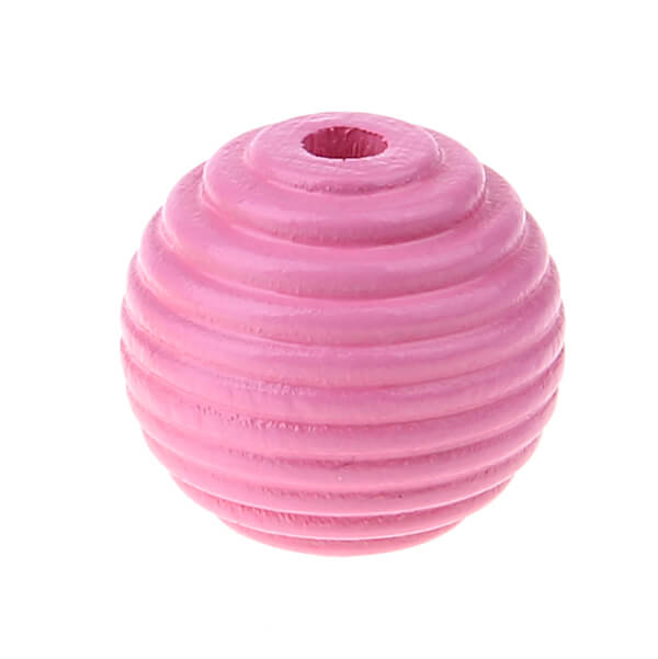 Rillenperlen 18mm • 10 Stück 'babyrosa' 132 auf Lager