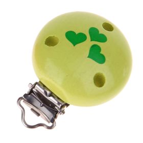 Motivclip 3-Herzen 'lemon' 146 auf Lager