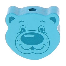 Motif bead bear 'light turquoise' 707 in stock 